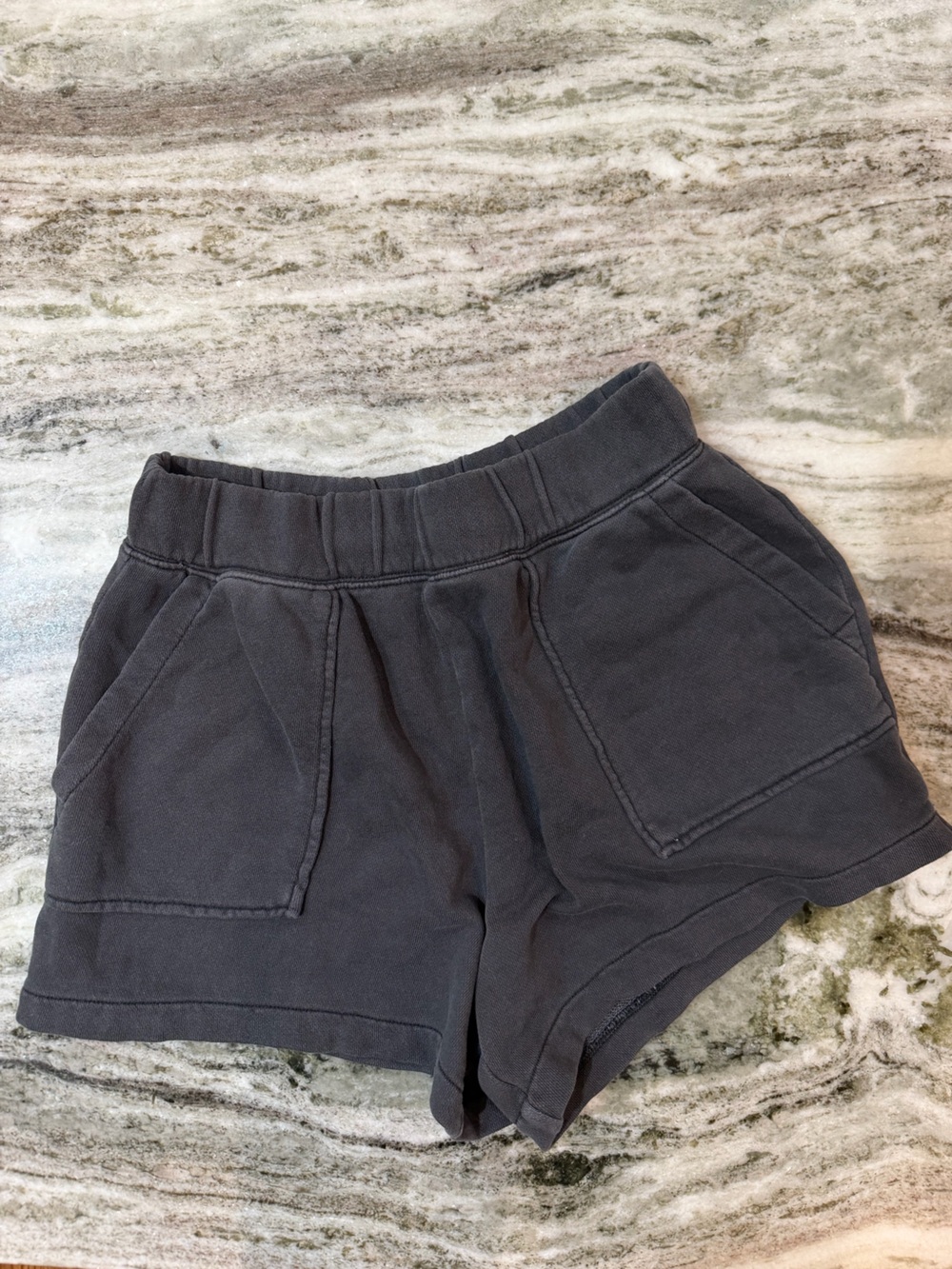 Aerie Dark Charcoal Sweat Shorts
